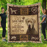 Dogs Bermese Labrador Animal When It's Too Hard To Look Back- 3D QUILT