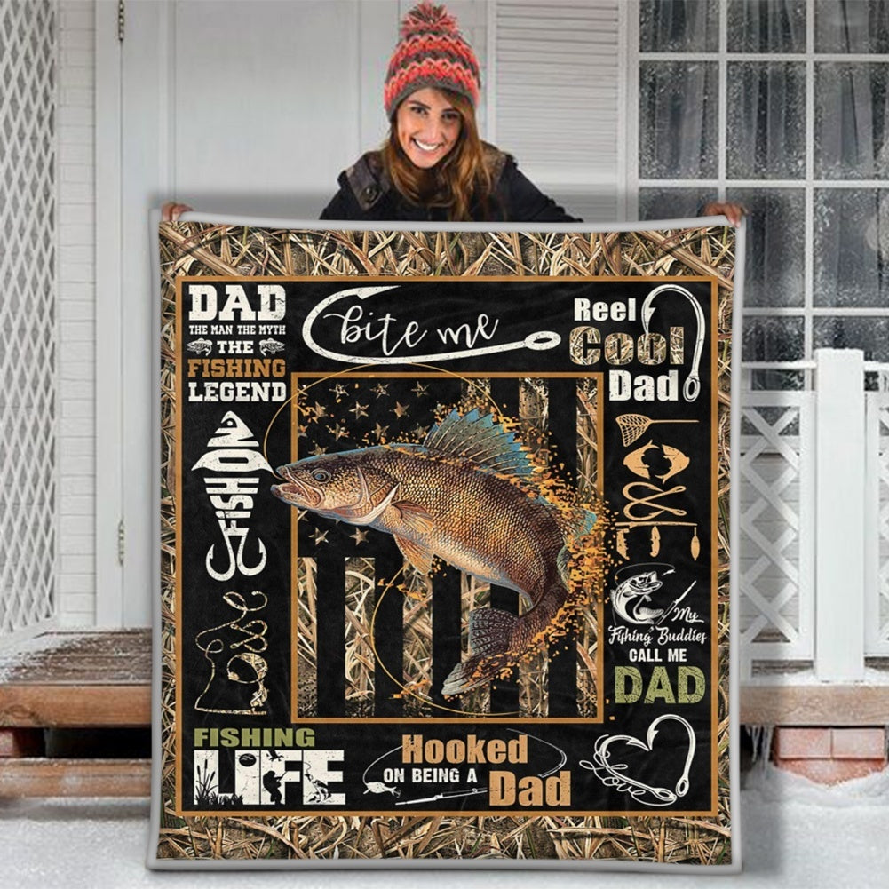 Dad The Man The Myth The Fishing Legend Reel Cool Dad - Premium