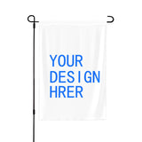 Custom garden flags courtyard decoration festival flag single and double-sided print wholesale dropship