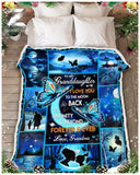 BLANKET - BUTTERFLY - Granddaughter (Grandma) - I love you to the moon and back-LOVE GIFT HOME