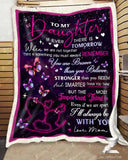 Blanket - Butterfly - To My Daughter - I'll Always Be With You-LOVE GIFT HOME